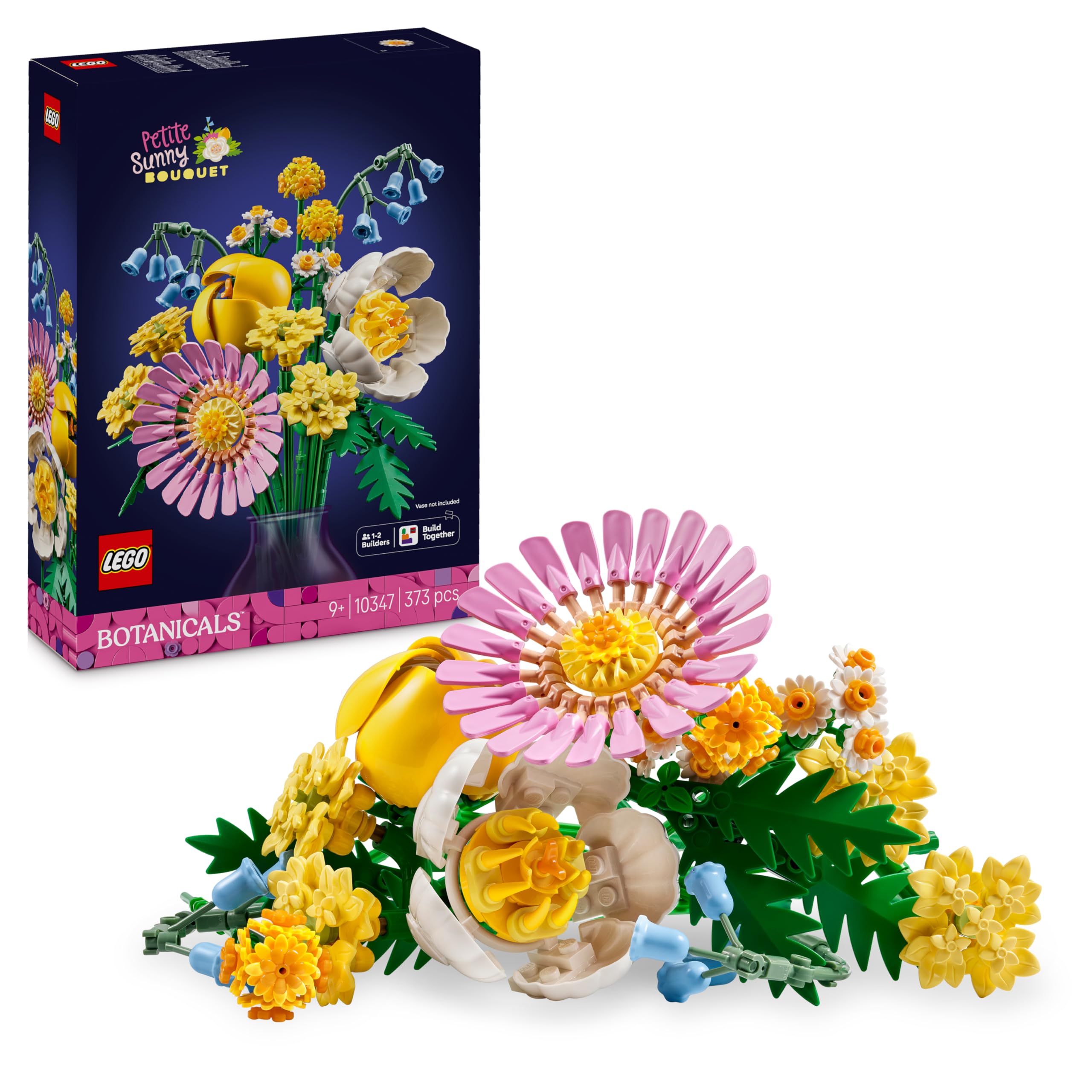 LEGO Botanicals 10347 - Konnstruktors, mazais vasaras pušķis ar 7 pavasara ziediem, 373 daļas