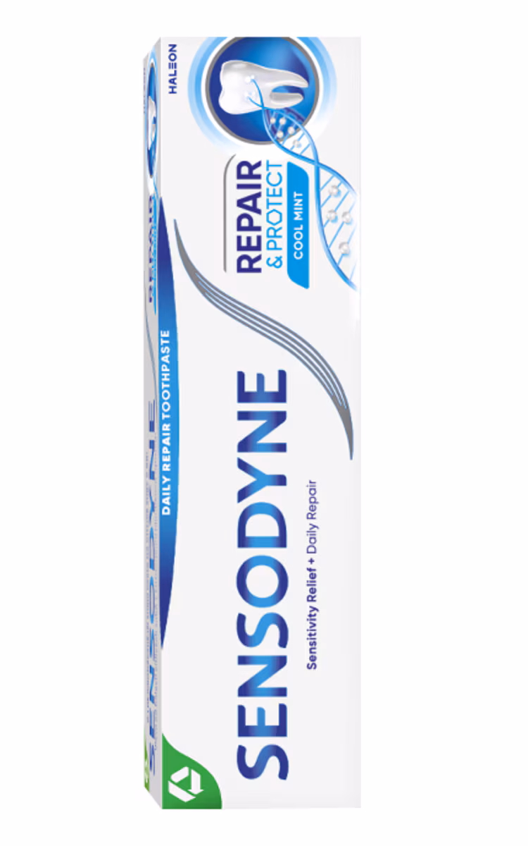 Sensodyne - Zobu pasta jutīgiem zobiem ar piparmētru aromātu, 75 ml